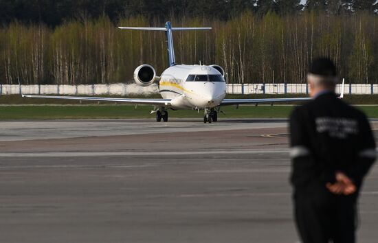 Belarus Cosmonaut Arrival