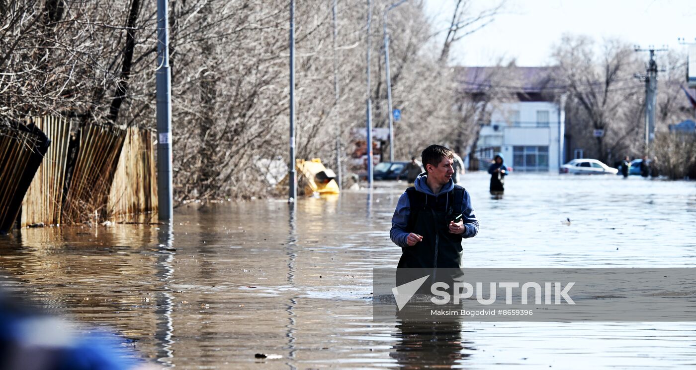 Russia Orenburg Floods