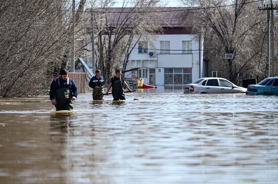 Russia Orenburg Floods