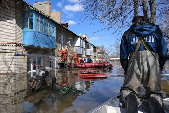 Russia Orenburg Floods