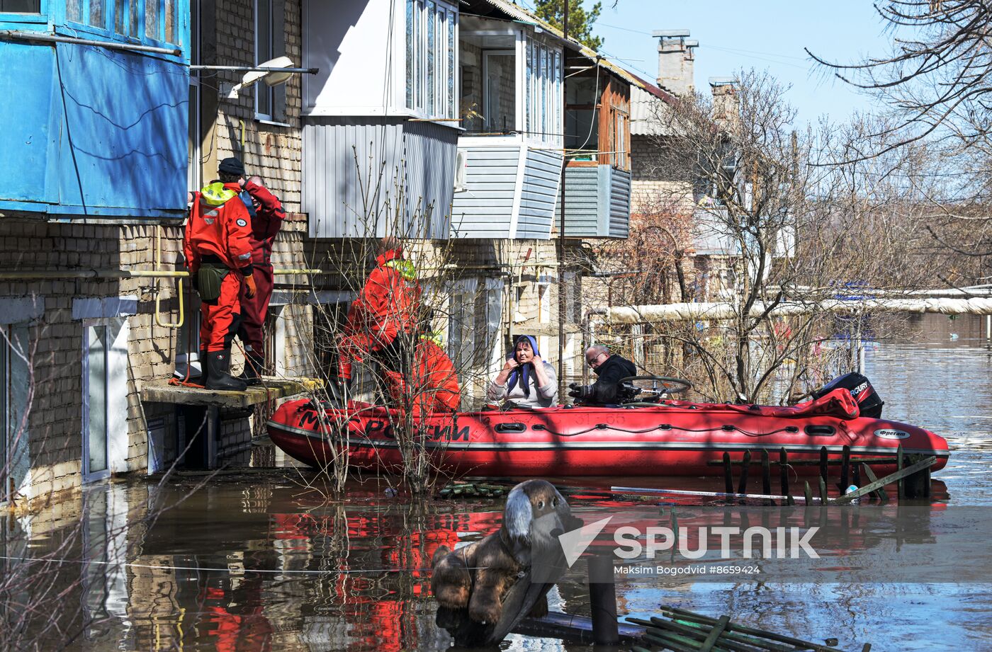 Russia Orenburg Floods