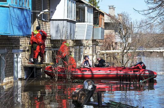 Russia Orenburg Floods