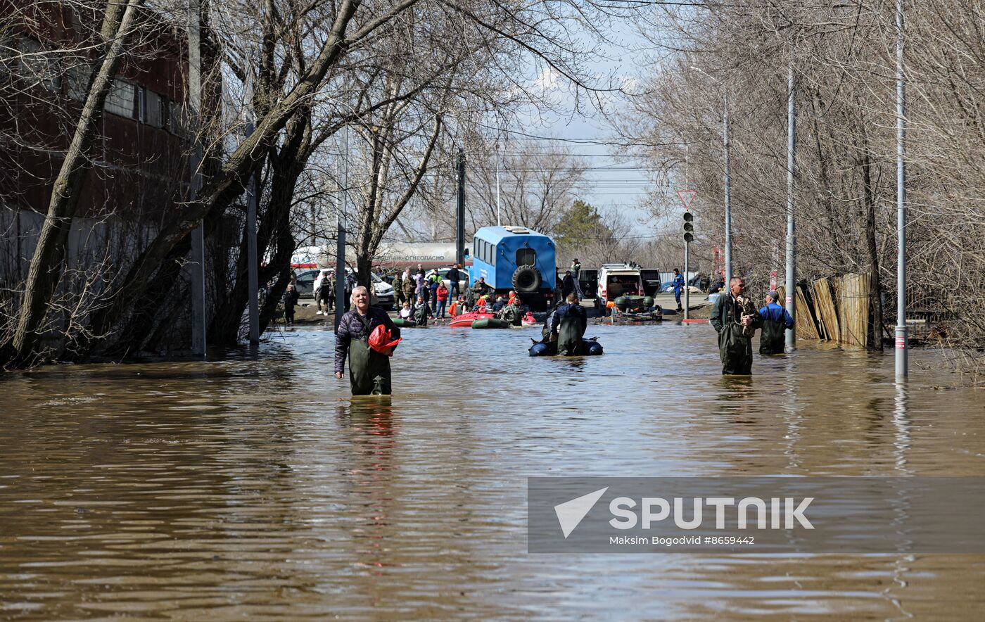 Russia Orenburg Floods