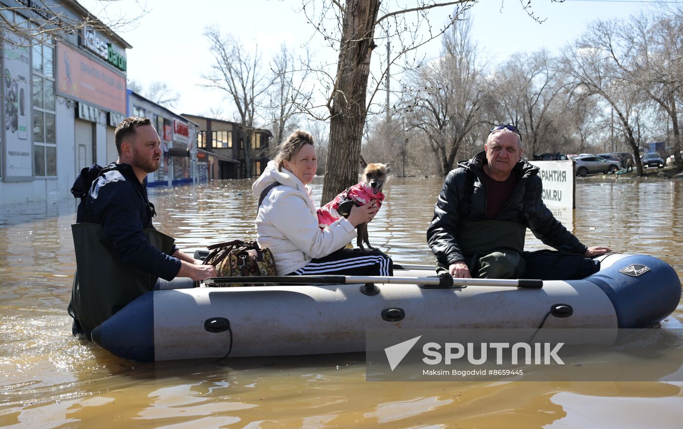 Russia Orenburg Floods