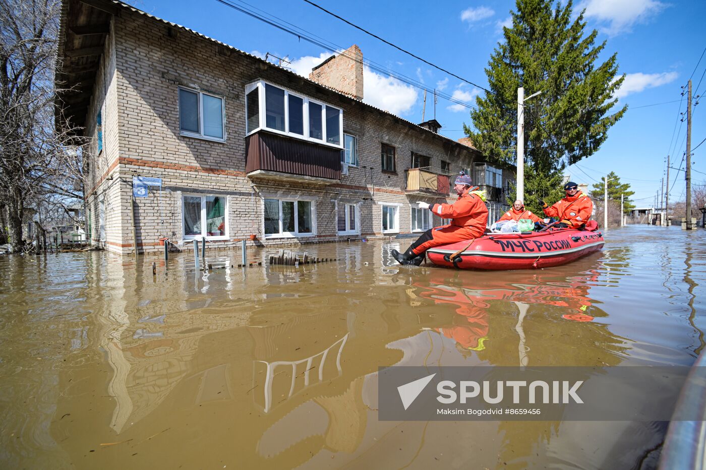 Russia Orenburg Floods