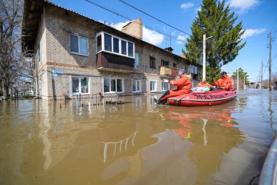 Russia Orenburg Floods