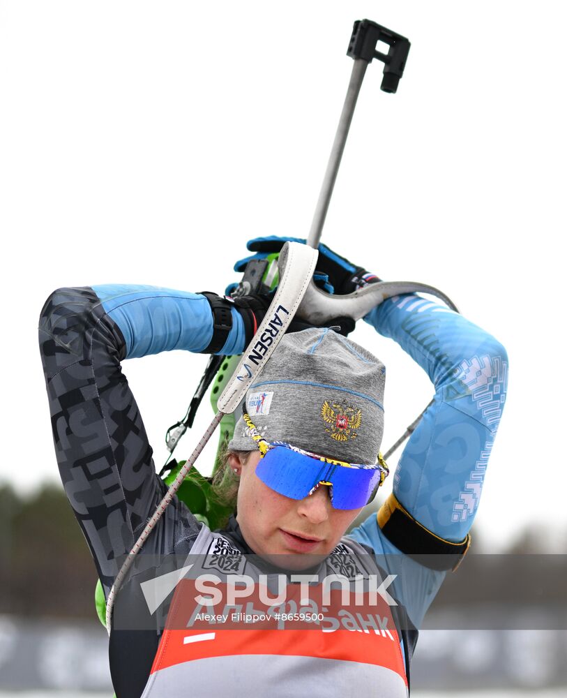 Russia Biathlon Commonwealth Cup Training