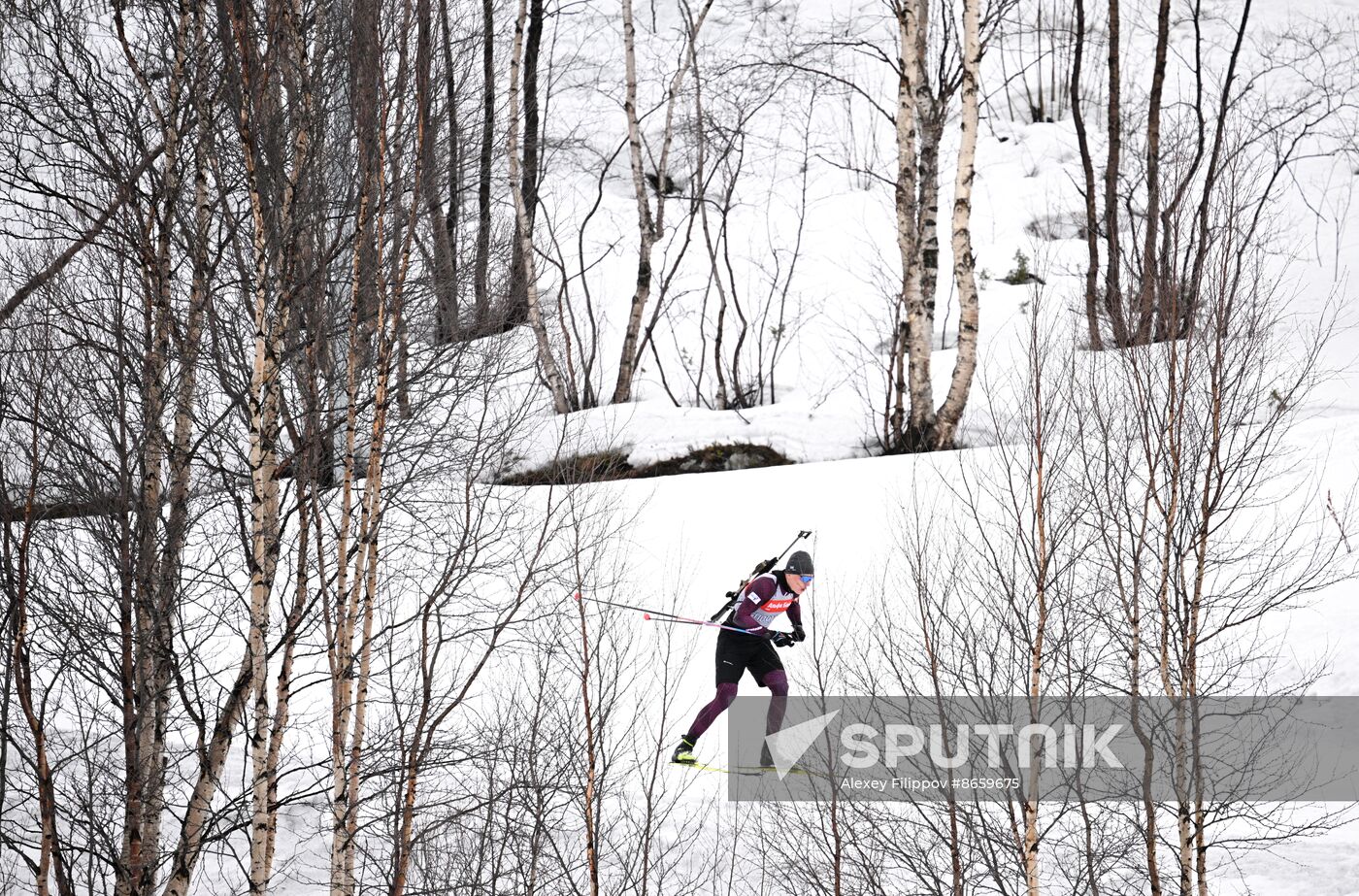 Russia Biathlon Commonwealth Cup Training