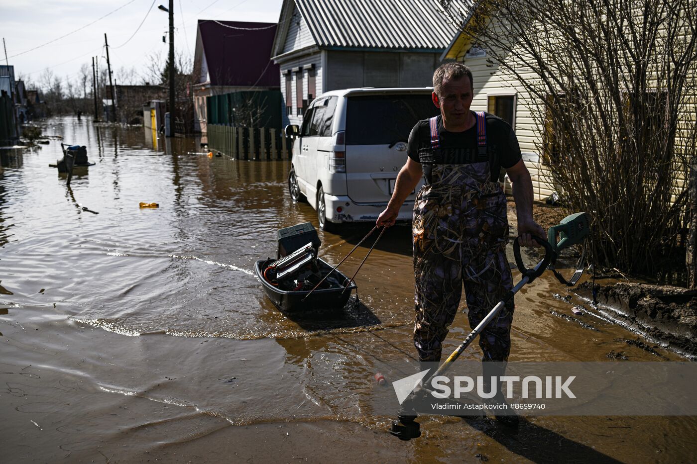 Russia Orenburg Floods