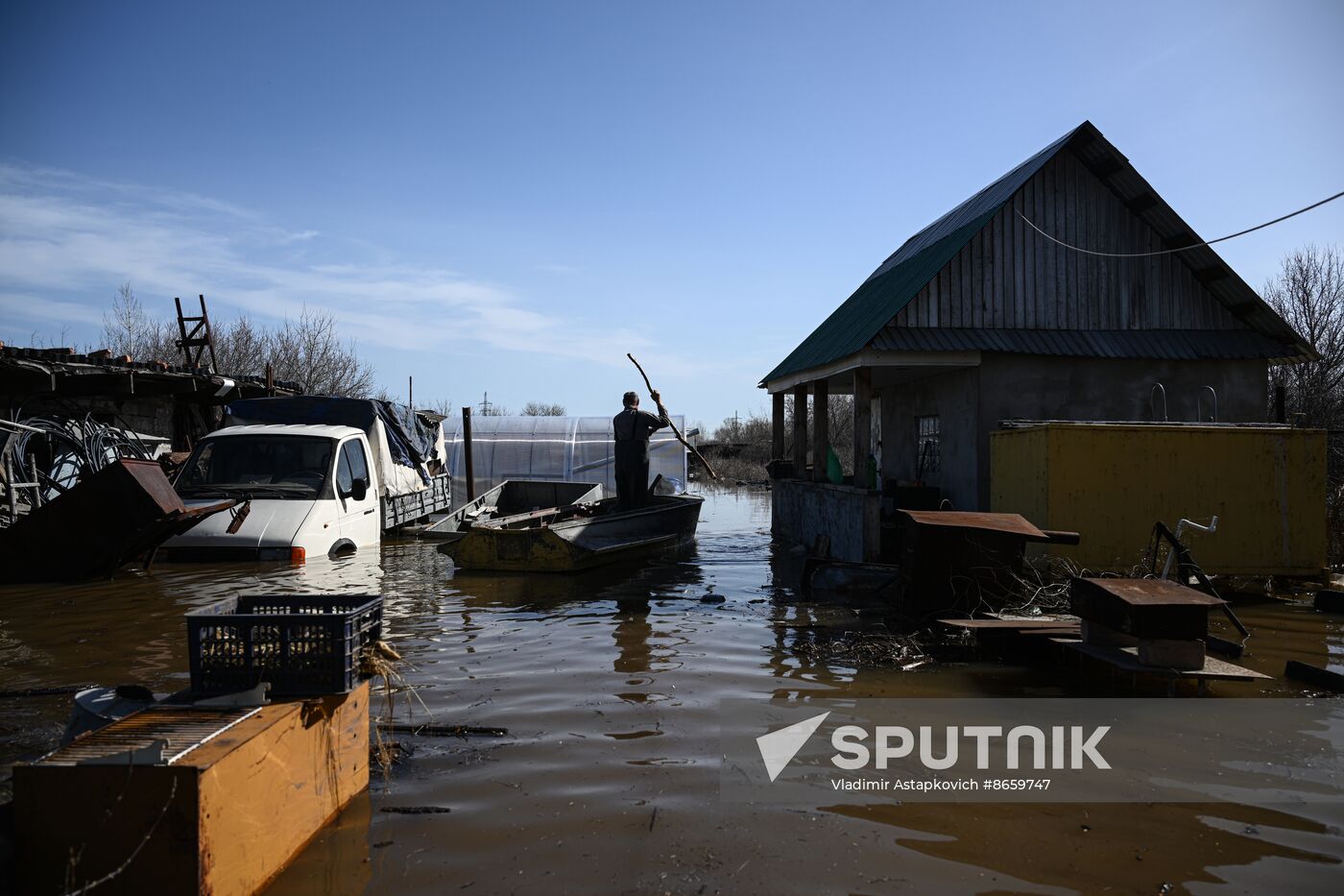 Russia Orenburg Floods