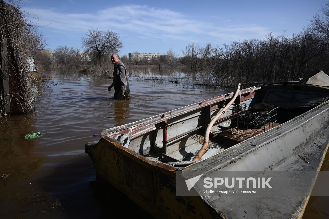 Russia Orenburg Floods