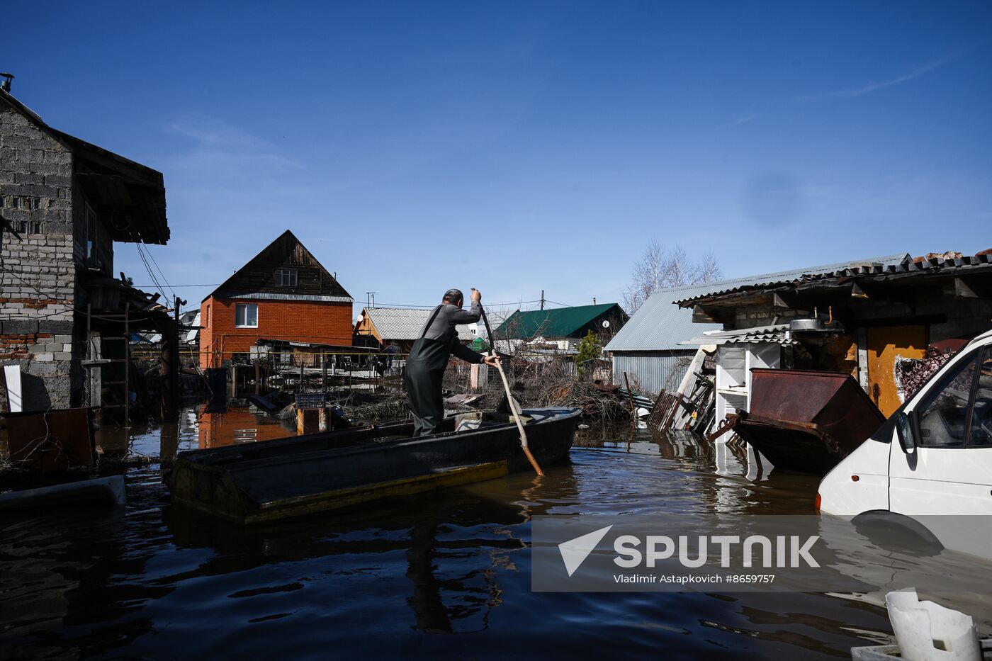 Russia Orenburg Floods