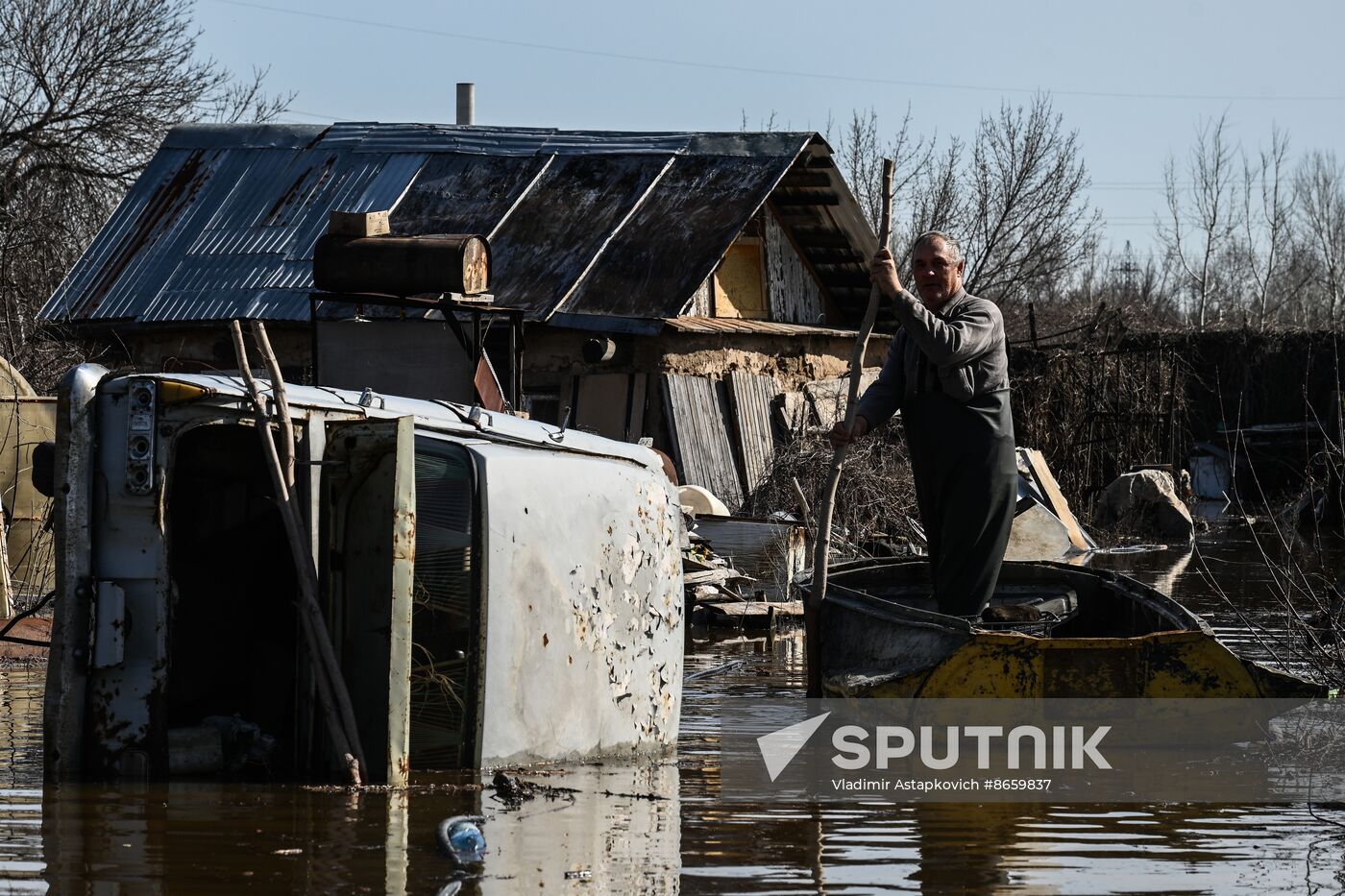 Russia Orenburg Floods