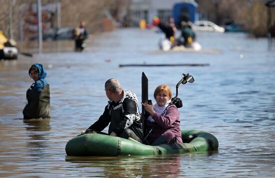 Russia Orenburg Floods