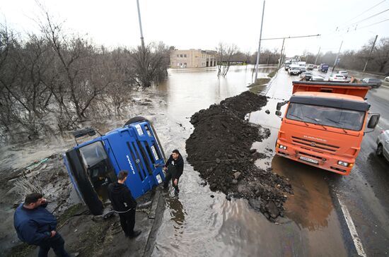 Russia Orenburg Floods