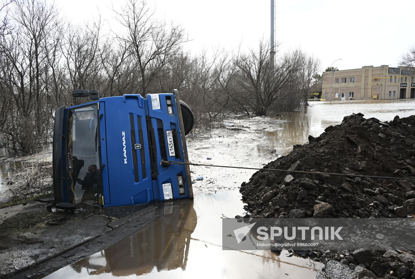 Russia Orenburg Floods