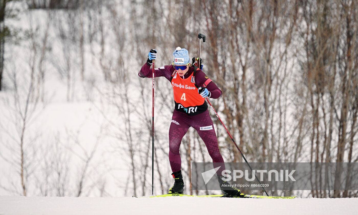 Russia Biathlon Commonwealth Cup Women Sprint