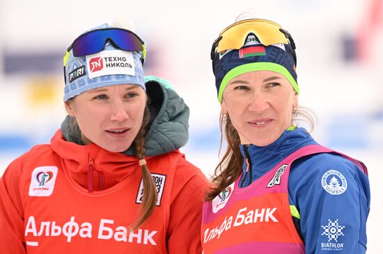 Russia Biathlon Commonwealth Cup Women Sprint