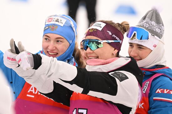 Russia Biathlon Commonwealth Cup Women Sprint