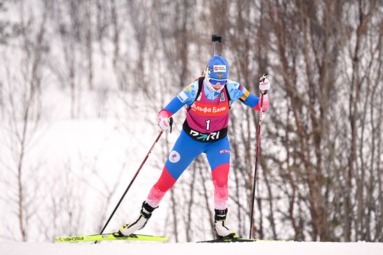 Russia Biathlon Commonwealth Cup Women Sprint