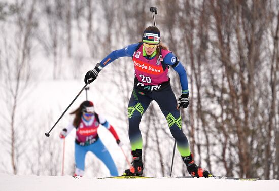 Russia Biathlon Commonwealth Cup Women Sprint