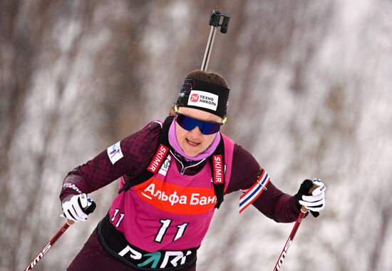 Russia Biathlon Commonwealth Cup Women Sprint