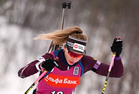 Russia Biathlon Commonwealth Cup Women Sprint