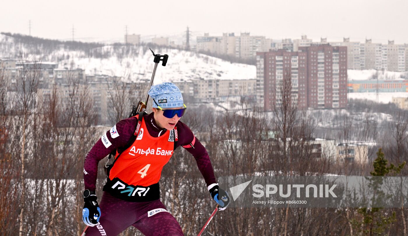 Russia Biathlon Commonwealth Cup Women Sprint