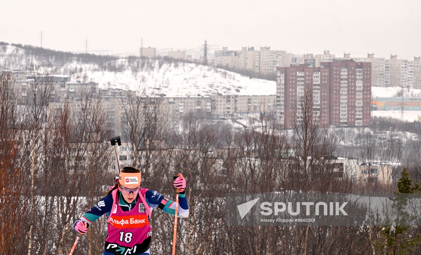 Russia Biathlon Commonwealth Cup Women Sprint