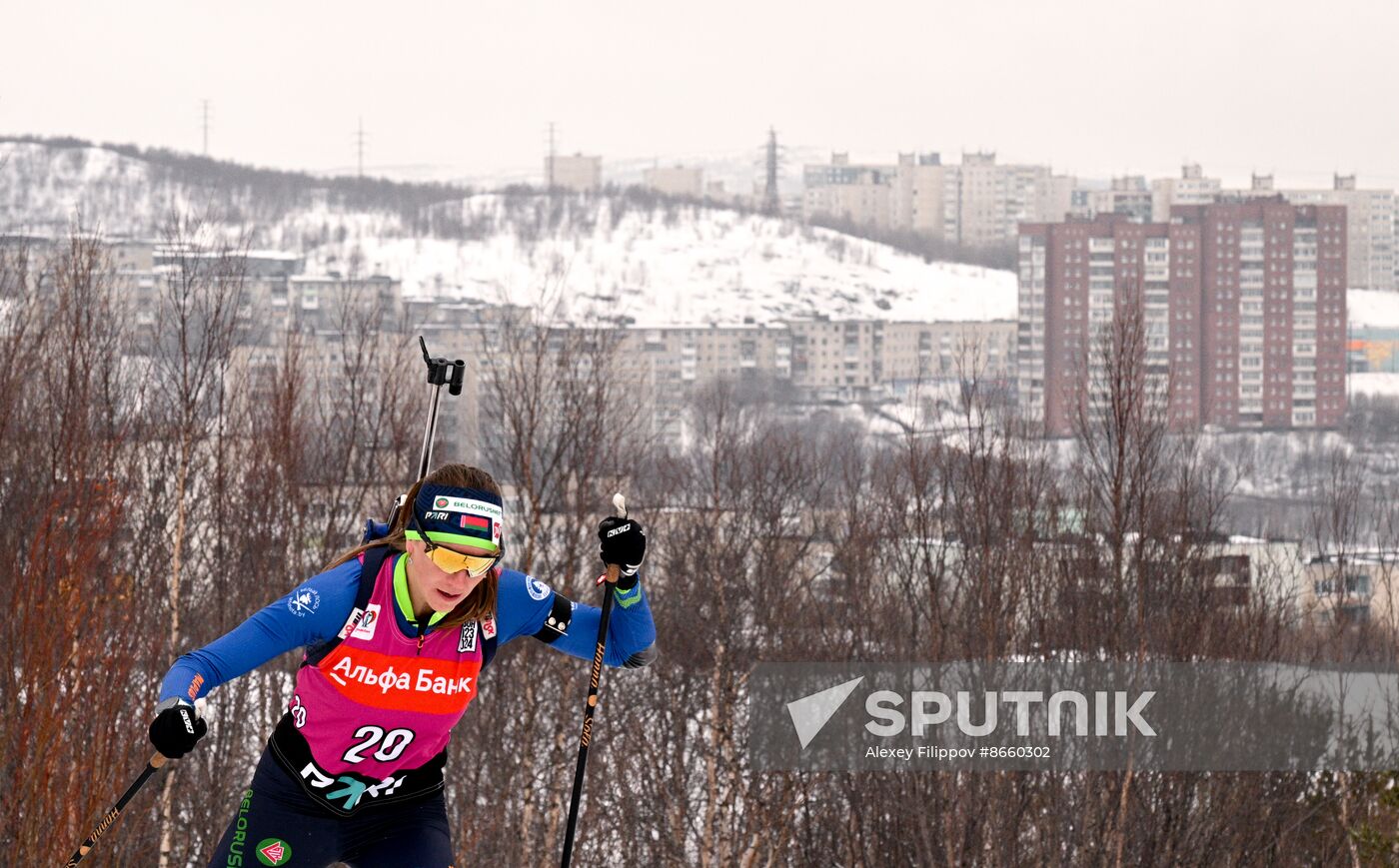 Russia Biathlon Commonwealth Cup Women Sprint