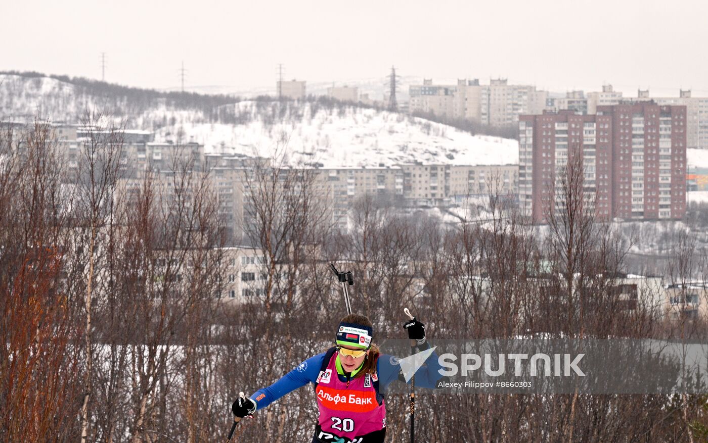 Russia Biathlon Commonwealth Cup Women Sprint