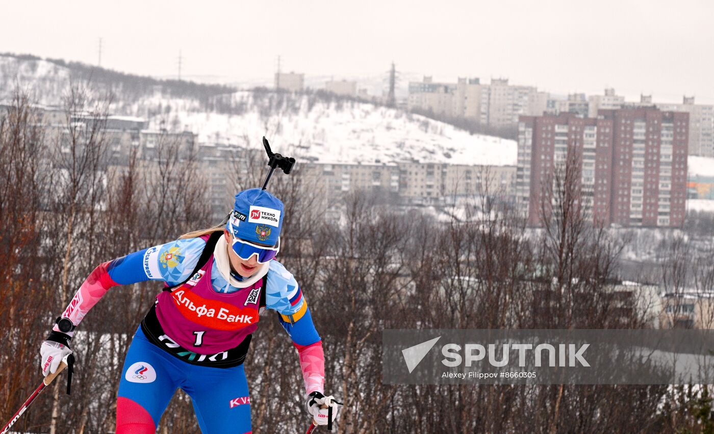 Russia Biathlon Commonwealth Cup Women Sprint