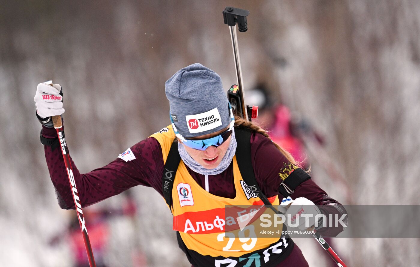 Russia Biathlon Commonwealth Cup Women Sprint