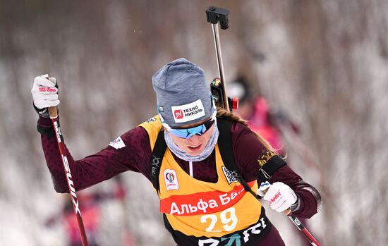 Russia Biathlon Commonwealth Cup Women Sprint