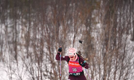 Russia Biathlon Commonwealth Cup Women Sprint