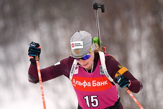 Russia Biathlon Commonwealth Cup Women Sprint