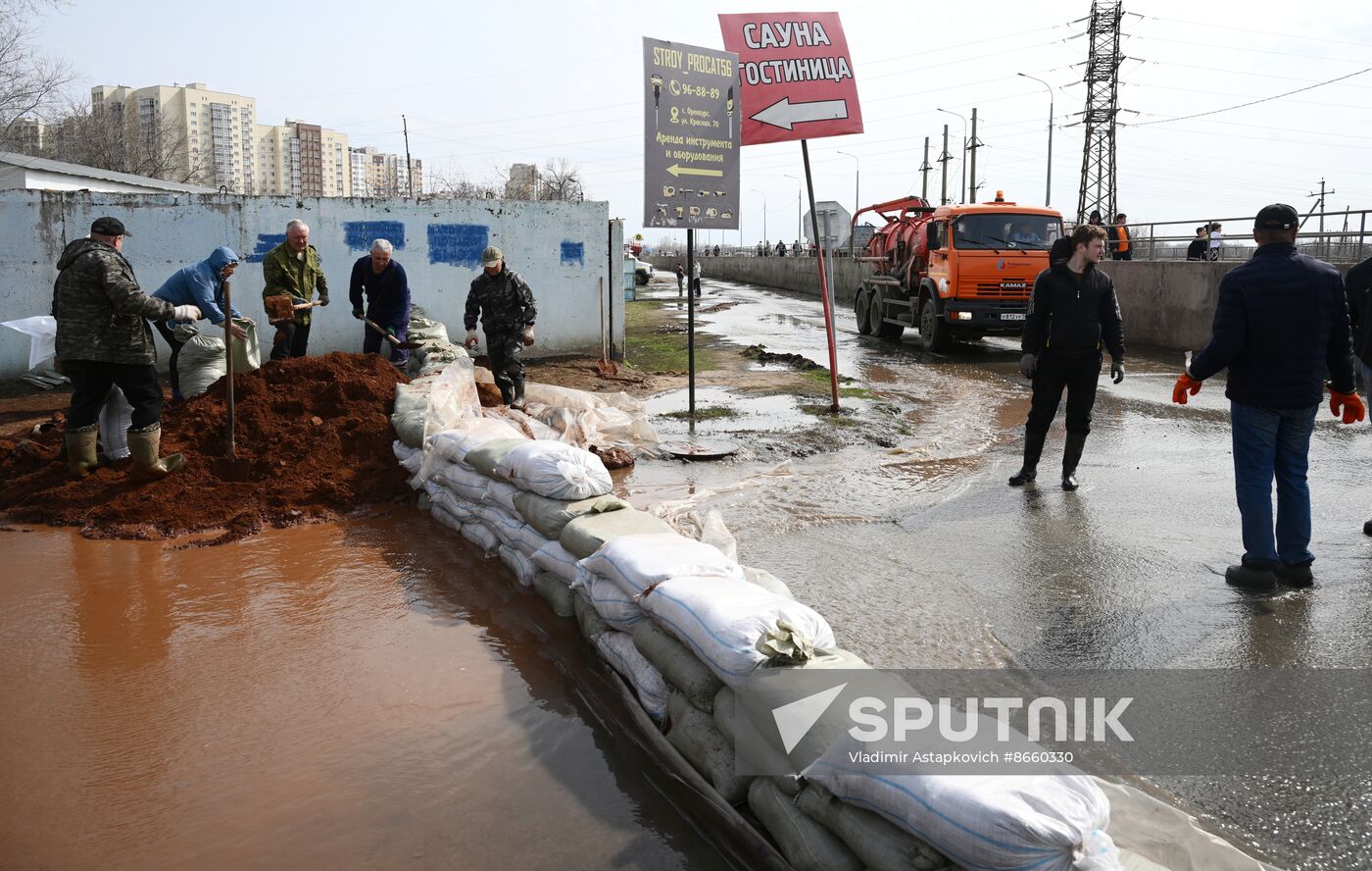 Russia Orenburg Floods