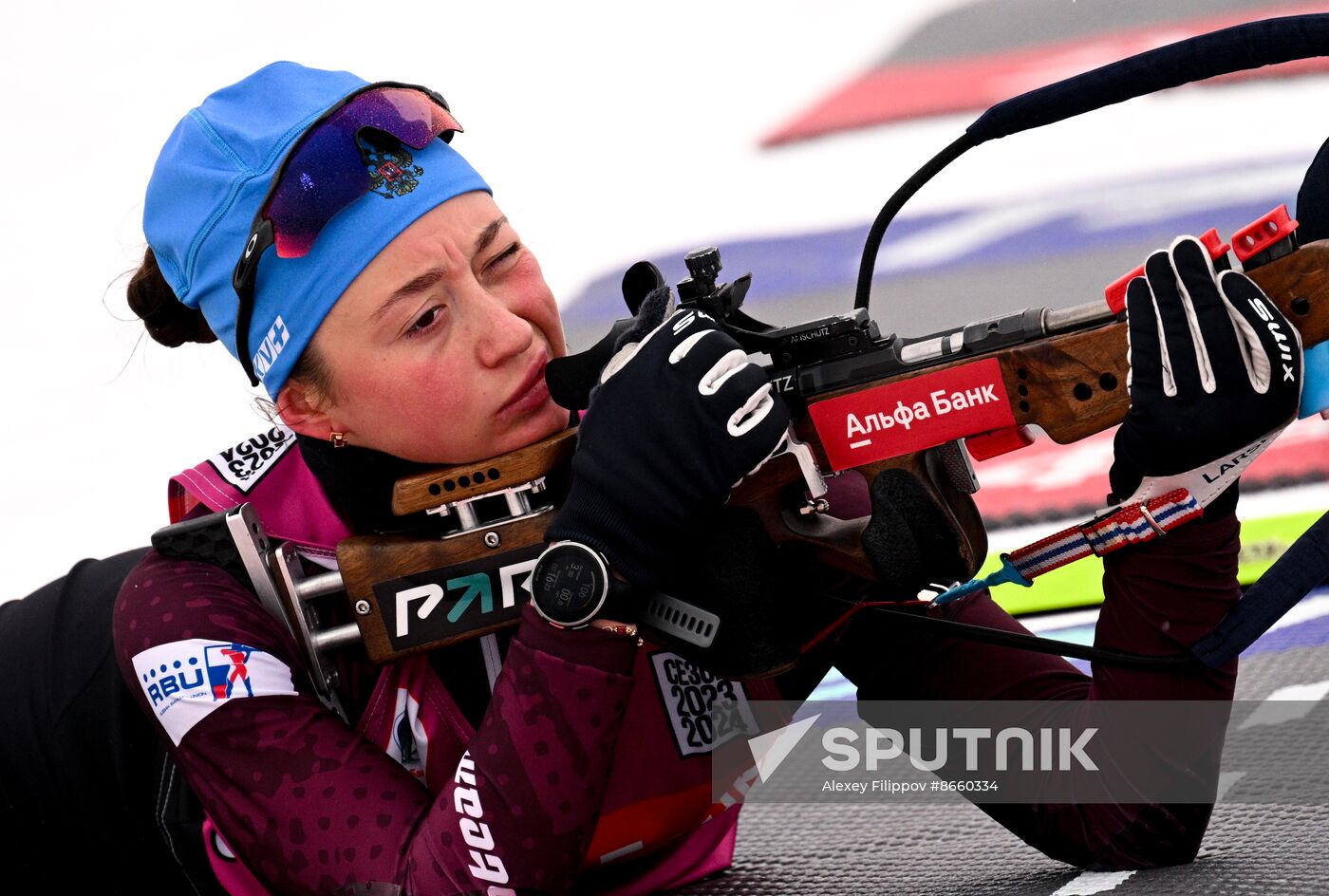 Russia Biathlon Commonwealth Cup Women Sprint