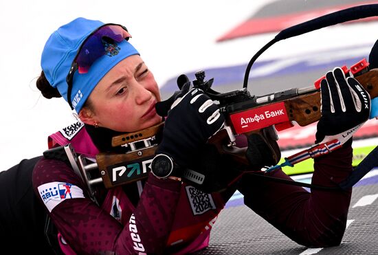 Russia Biathlon Commonwealth Cup Women Sprint