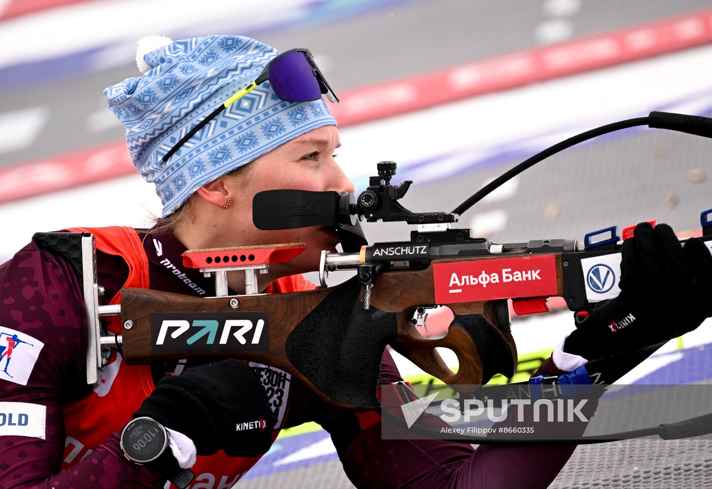 Russia Biathlon Commonwealth Cup Women Sprint