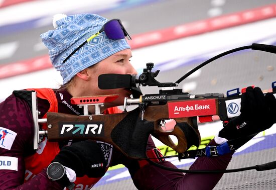 Russia Biathlon Commonwealth Cup Women Sprint