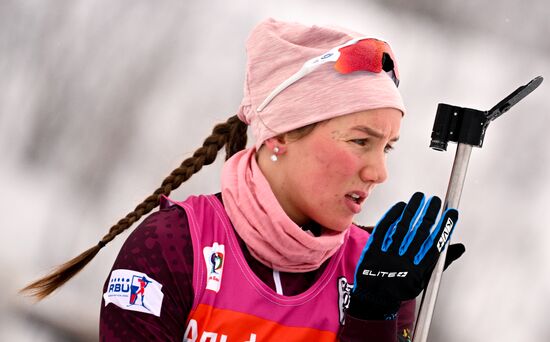 Russia Biathlon Commonwealth Cup Women Sprint