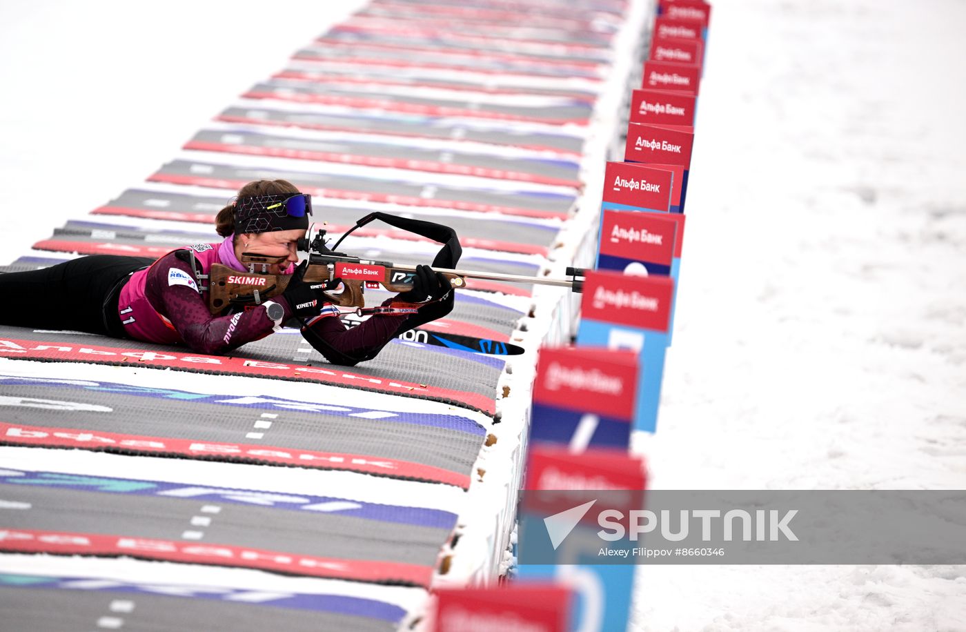 Russia Biathlon Commonwealth Cup Women Sprint
