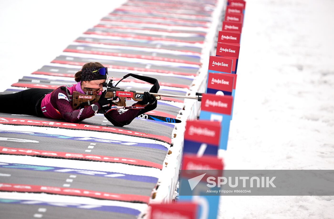 Russia Biathlon Commonwealth Cup Women Sprint