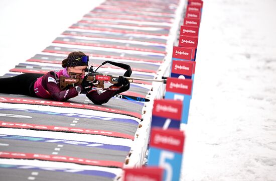 Russia Biathlon Commonwealth Cup Women Sprint