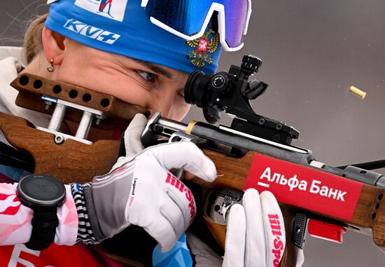 Russia Biathlon Commonwealth Cup Women Sprint