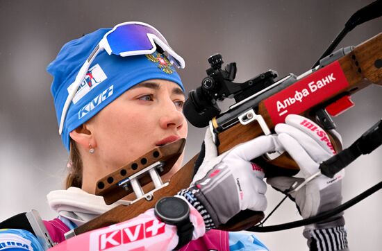 Russia Biathlon Commonwealth Cup Women Sprint