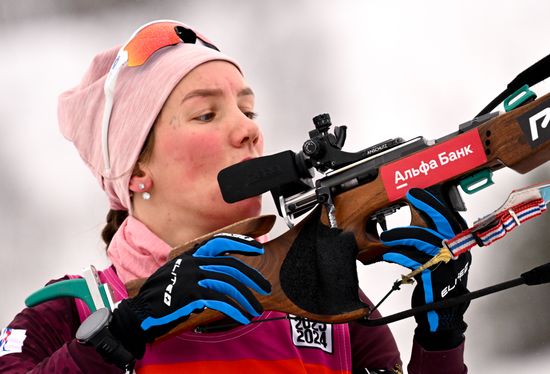 Russia Biathlon Commonwealth Cup Women Sprint