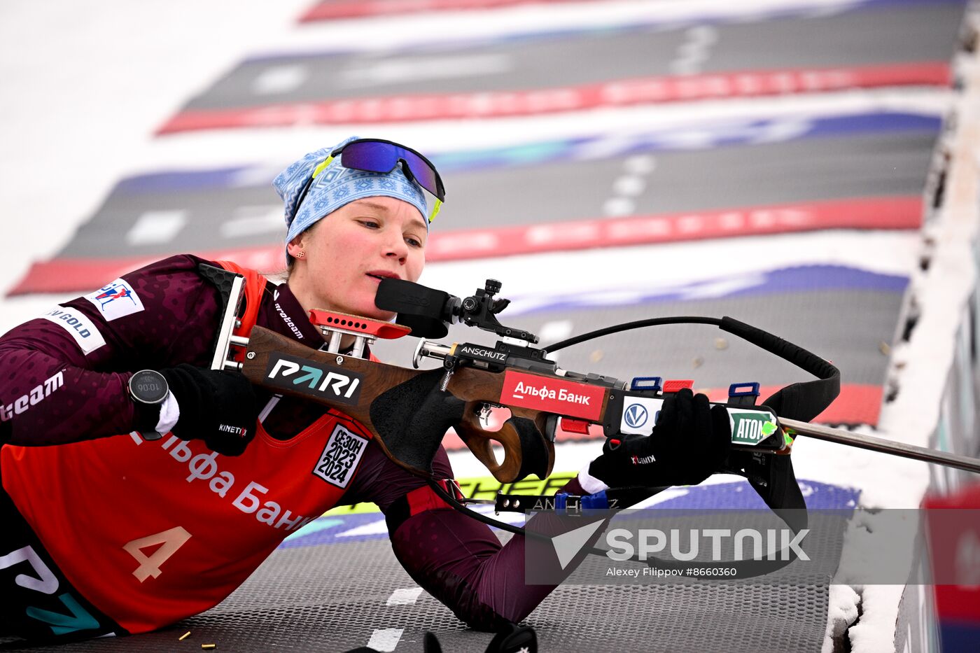 Russia Biathlon Commonwealth Cup Women Sprint