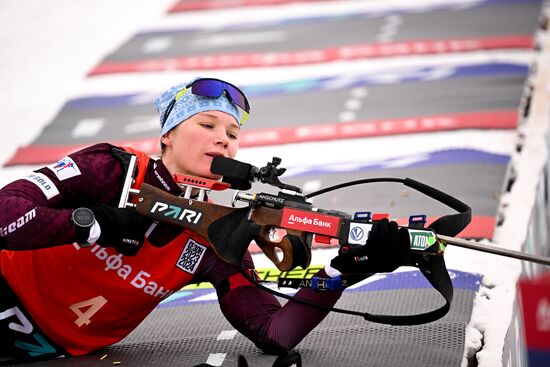 Russia Biathlon Commonwealth Cup Women Sprint